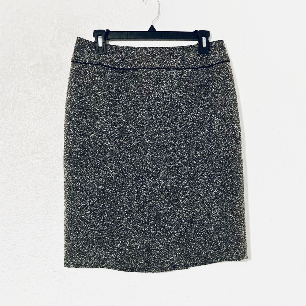 Kasper Speckled Pencil Skirt (Black)